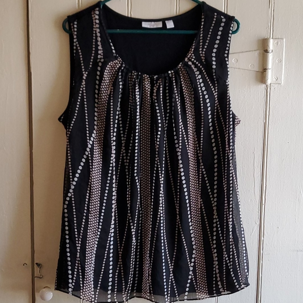 New York & Company Stretch Flowy Top XL